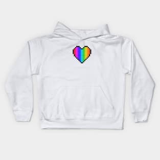 Rainbow Heart Kids Hoodie